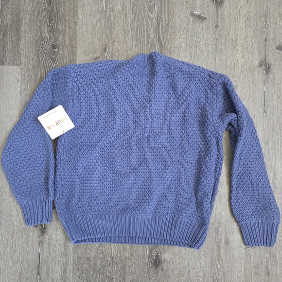 Molly Yeh Tractor Supply Blue Rooster Sweater - Picture 3 of 3
